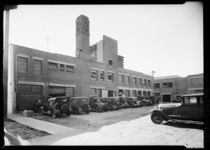 Exterior of Borden's building, 1045 South Wall Street, Los Angeles, CA, 1934