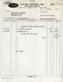 Invoice from Capitol Records, Inc to Bruce Herschensohn, Hollywood (Los Angeles, Calif.), March 20, 1964