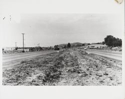 Mendocino Avenue (Highway 101) near Russell Avenue in Santa Rosa, California, 1959