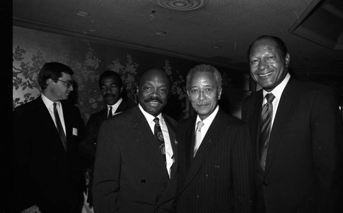 Tom Bradley, Willie Brown, and David Dinkins, Los Angeles, 1989