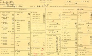 WPA household census for 2609 E BROOKLYN AVE, Los Angeles