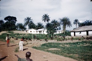 Outside the school, Bankim, Adamaoua, Cameroon, 1953-1968