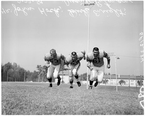 Football - Los Angeles Rams - Photo day, 1957