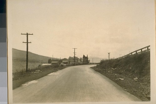 Portola Drive on the east side of Twin Peaks from 26th St. Nov. 1925