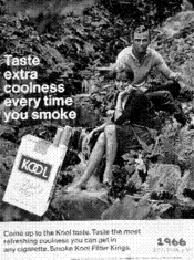 Taste extra coolness every time you smoke KOOL