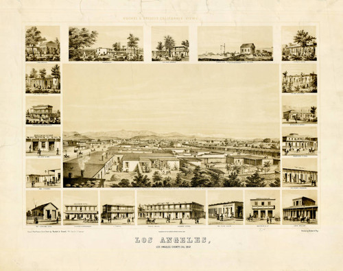 Kuchel & Dresel's California Views; Los Angeles County, Cal. 1857