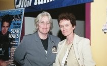 Mary Reardon and Zoë Elton at a screening at the Mill Valley Film Festival, 2000