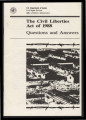Civil Liberties Act of 1988: questions and answers
