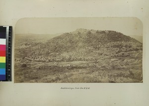View of Ambohimanga du Sud, Fianarantsoa, Madagascar ca. 1865-1885