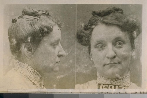 Mabel Keating--A clever pickpocket of this city. She roamed on Grant Avenue and her prey were men from the Palace and other Hotels, as she was sure that they would not dare to prosecute. She was a fine looking woman. She left San Francisco for Chicago, Illinois, about 1895