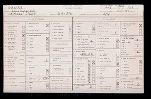 WPA household census for 314 N MESA ST, Los Angeles County