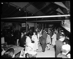 "60 Years of Living Architecture" premiere of exhibit in new Los Angeles Municipal Art Center at Barnsdall Park, 1954