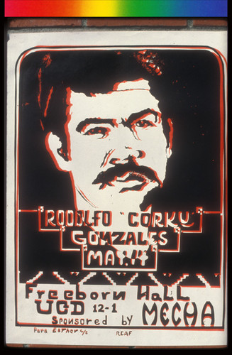 Rodolfo 'Corky' Gonzales, Announcement Poster for