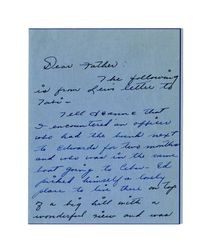 Letter to Isidore B. Dockweiler, circa 1941-1942