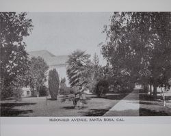 McDonald Avenue, Santa Rosa, Cal