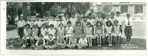 El Centro School Class Photos - 1931 - 2nd Grade