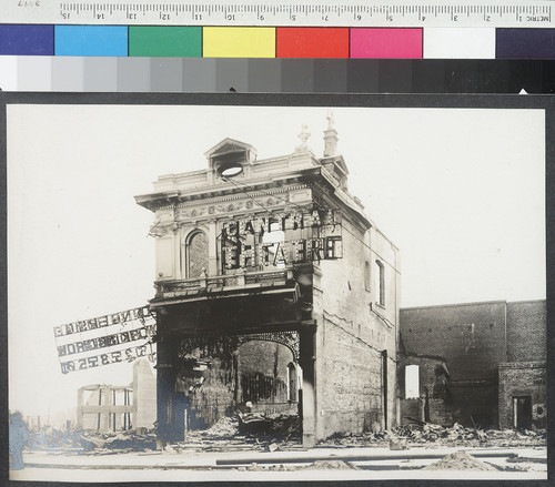 [Ruins of Central Theatre, Market St. at Eighth.]