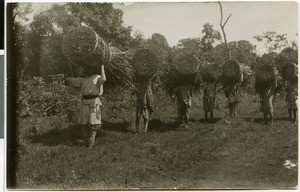 Wood carriers, Ethiopia, 1929