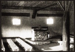 Inneres der Kapelle in Wo. Kamerun