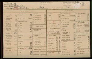 WPA household census for 806 W 40TH PL, Los Angeles County