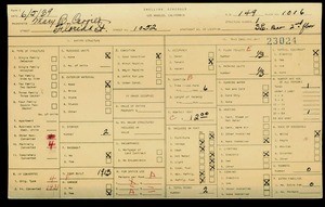 WPA household census for 1052 FLORIDA, Los Angeles
