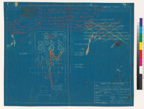 Control Box Wiring, 1924