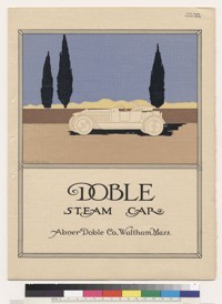 Doble Steam Car, Abner Doble Co., Waltham, Mass. Brochure