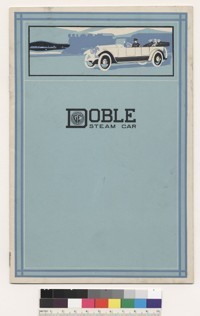 Doble (-Detroit) Steam Car brochure