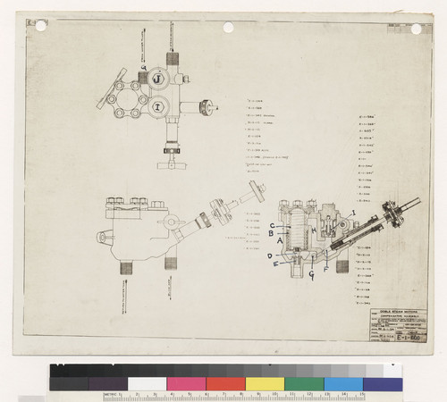 Doble compensator assembly drawing