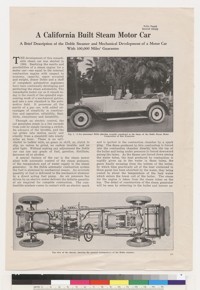 "A California Built Steam Motor Car" (Western Machinery World, May, 1923)