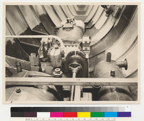 Henschel boat engine assembly, installed view [close up]