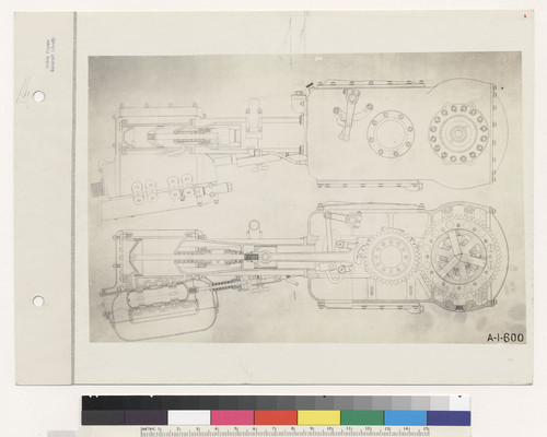 Doble compound engine drawing