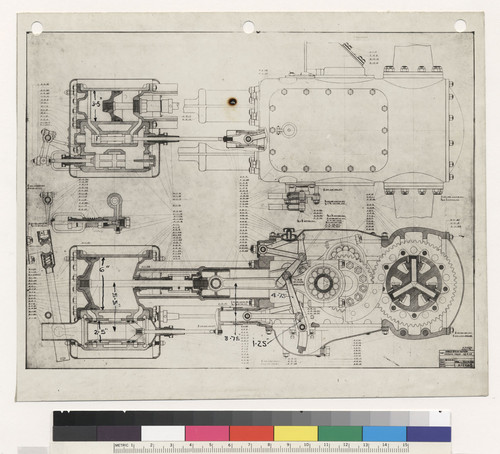 Doble compound engine 3 1/2-6 x 8 drawing