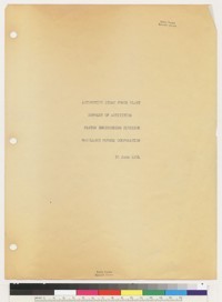 Paxton Engineering Division Report (1 of 3)