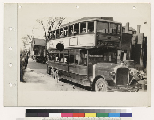 Detroit Motorbus Co. (Steam power unit manufactured by Doble steam Motors, Emeryville)