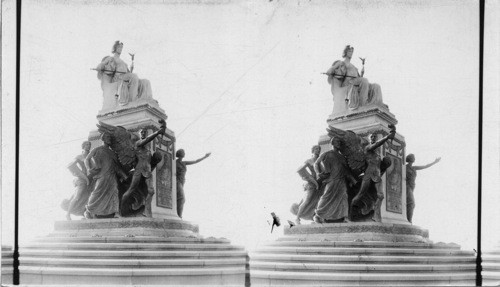 Allison Monument, State Capitol Grounds, Des Moines, Iowa. Memorial to William Boyd Allison, (1829-1906)