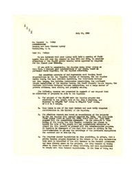 Letter from Frederick C. Dockweiler to Raymond Foley, July 25, 1952