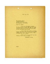 Letter from J. C. Humphreys to Joseph Scott, July 14, 1942