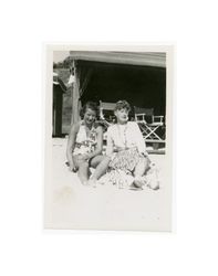 Clare Dockweiler and Mary Dockweiler Young, circa 1940s