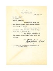 Letter from Pauline Forney to Isidore B. Dockweiler, July 5, 1943