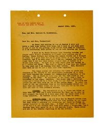 Letter to Isidore B. Dockweiler, August 12, 1930