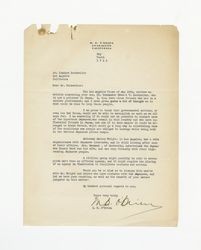 Letter from M. B. O'Brien to Isidore B. Dockweiler, May 10, 1944