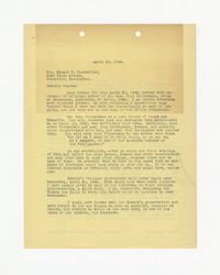 Letter from Isidore B. Dockweiler to Jeanne Dockweiler, April 25, 1942