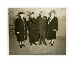 Isidore B. Dockweiler at La Purisima Mission, Santa Barbara County, California, 1941