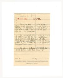 Memorandum to Isidore B. Dockweiler, May 1, 1944