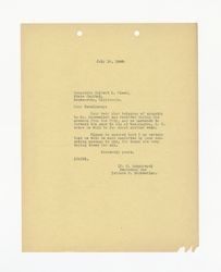 Letter from J. C. Humphreys to Culbert L. Olson, July 16, 1942