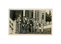 Henry Isidore Dockweiler and military cadets, circa 1910s