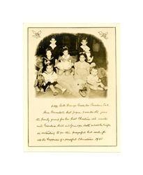 Christmas photo card, 1940