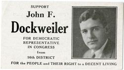 Support John F. Dockweiler for Democratic Representative