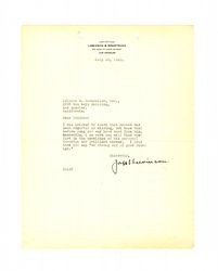 Letter from Joseph L. Lewinson to Isidore B. Dockweiler, July 16, 1942